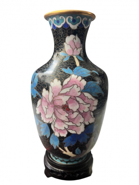 Joias . Bela, diferente a antiga miniatura de bule em cloisonne foto 6