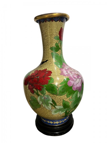 Joias . Belissimo potiche oriental antigo, com cenas a mão de b foto 4