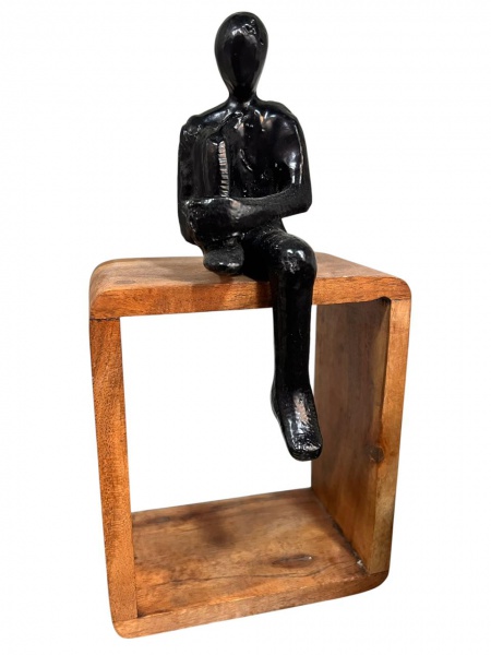 Joias . Belíssima escultura de águia em resina, rica em detalh foto 2