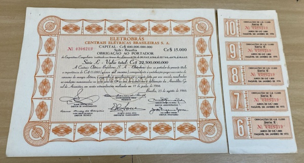 Joias . ETAT DE AMAZONE - 500 Francos - Ao Portador - Ano 1907 foto 4