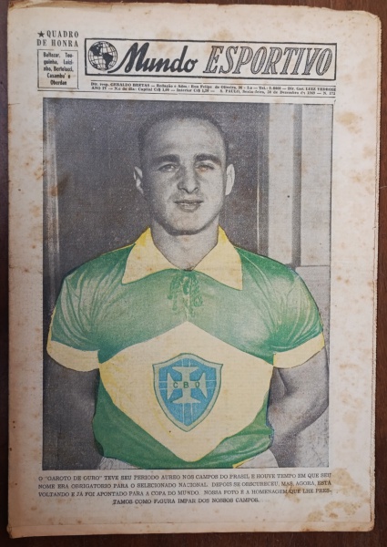 Joias . Revista O Globo Sportivo Nº 224  Biguá e Jayme (Ídolos foto 6