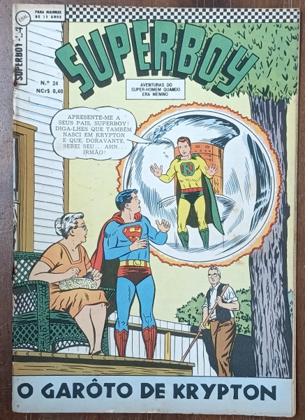 Joias . SUPERBOY 1ª SÉRIE Nº 73 (EDITORA EBAL, ANOS 1970) foto 1