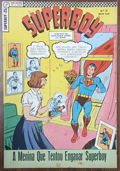 Joias . SUPERBOY 1ª SÉRIE Nº 73 (EDITORA EBAL, ANOS 1970) foto 2