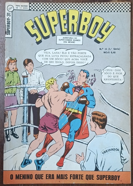 Joias . SUPERBOY 1ª SÉRIE Nº 73 (EDITORA EBAL, ANOS 1970) foto 6
