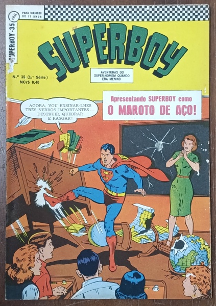 Joias . SUPERBOY 1ª SÉRIE Nº 73 (EDITORA EBAL, ANOS 1970) foto 8