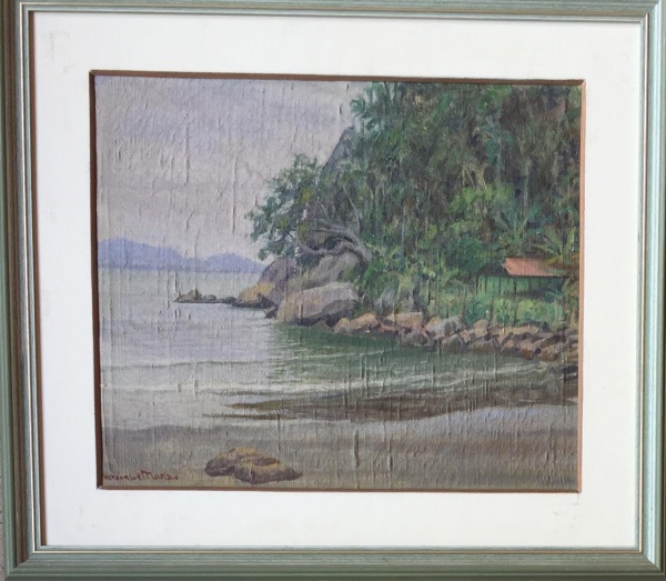 Arte . Mira Schendel - Tempera Sobre Tela - Med;54x80cm Sem Mo foto 4