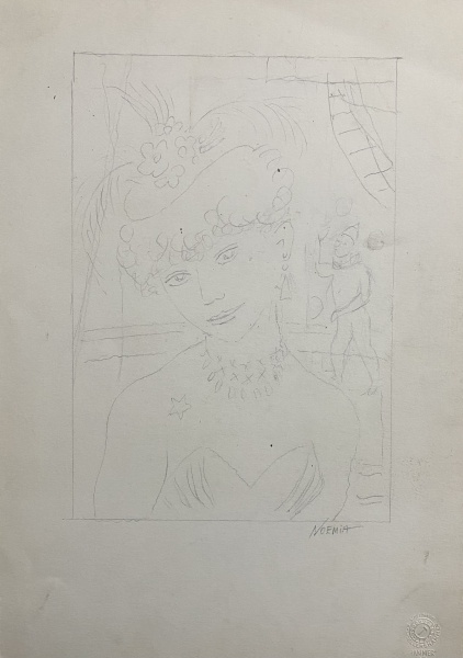 Arte . Raimundo Colares - Guache S/Cartão DT 66- Med:73x66cm S foto 5