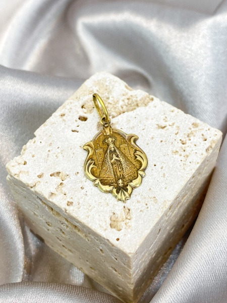 PINGENTE, EM OURO AMARELO, 18K, NOSSA SENHORA, JÓIAS SCRAP, TAMANHO: 2,0CM, PESO: 1.23 gr | REF: M13226 | REF:M13226
