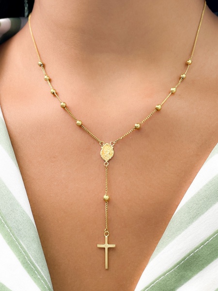 COLAR, EM OURO AMARELO, 18K, TAMANHO: 42CM, ELO: GRUMET, PESO: 4.54 gr | REF: T13140 | REF:T13140