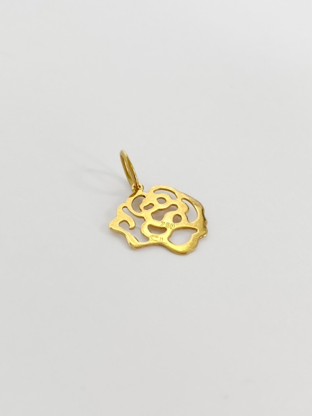 PINGENTE, EM OURO AMARELO, 18K, NÃO DEFINIDO, TAMANHO: 1,0 CM, PESO: 0.28 gr | REF: T12389 | REF:T12389