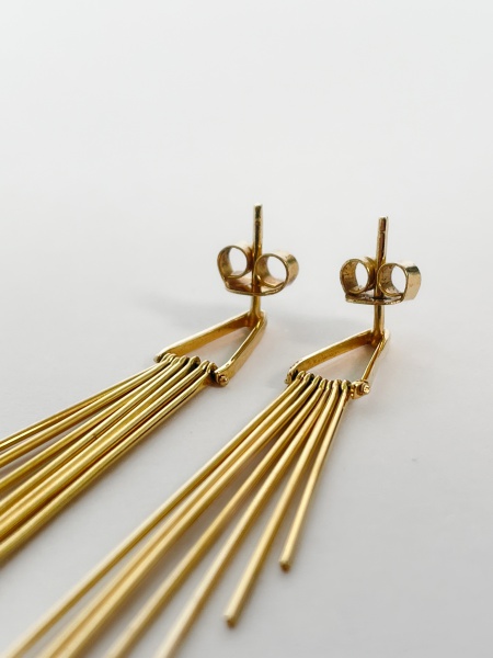 BRINCO, EM OURO AMARELO, 18K, TAMANHO: 6,0CM, PESO: 3.9 gr | REF: T9638 | REF:T9638
