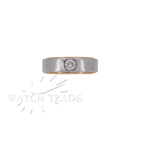 Relogios . ANEL APARADOR DE DIAMANTES EM OURO BRANCO 18K (0.750). foto 2