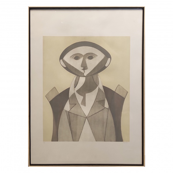 Joias . Milton DaCosta - Gravura Assinada, intitulada Forma, medindo 72 x 53 com ...