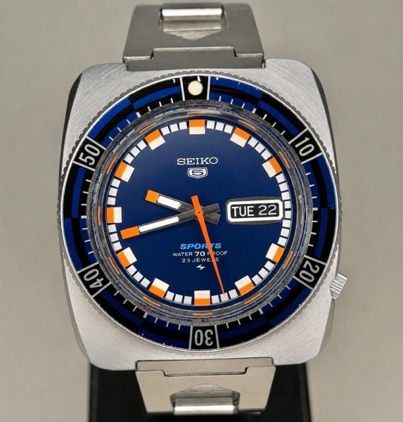 Relogios . Seiko - Belíssimo e Raro Relógio Seiko 5 Sports Rally Diver 5126 - 8120 em ...