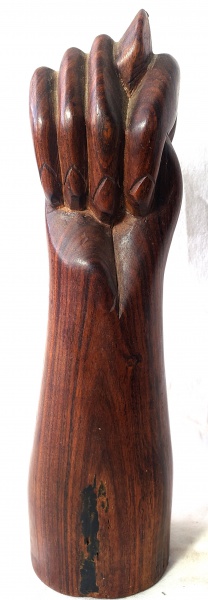 Joias . ARTE SACRA- Escultura antiga representando Santa Luzia, foto 1