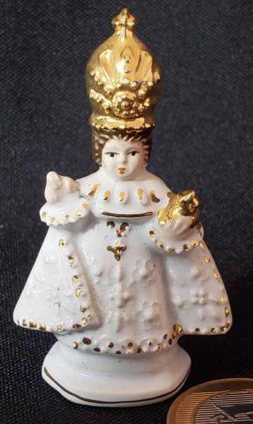 Joias . ARTE SACRA- Escultura antiga representando Santa Luzia, foto 3