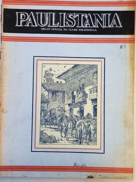 Arte . Paulistania, Órgão Oficial do Clube Piratiniga - São Pa foto 2