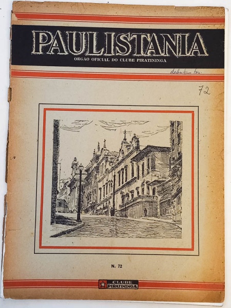 Arte . Paulistania, Órgão Oficial do Clube Piratiniga - São Pa foto 3