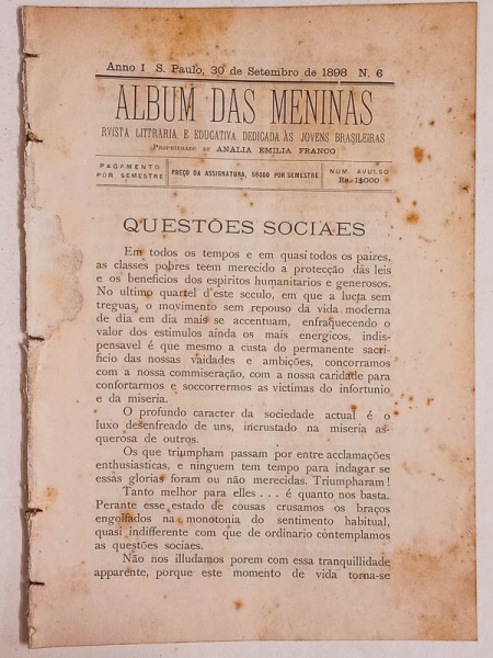 Arte . Revista Anthese, Orgam do Gabinete de Leitura Xavier da foto 5