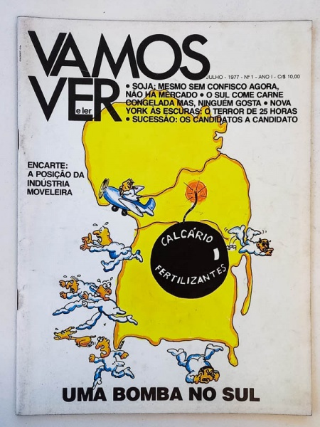 Arte . Vamos Ler - 1977 - Ano I, N. 2 - 1a. ed. - Brochura - foto 1