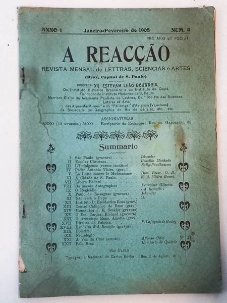 Arte . O XI de Agosto, Orgam Oficial do Centro Academico XI de foto 3