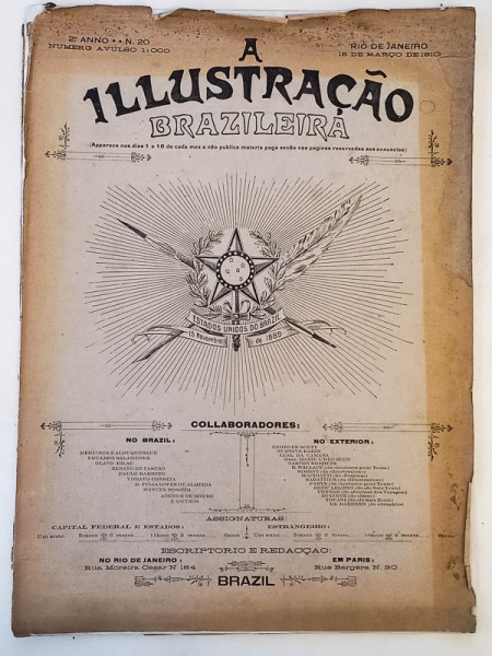 Arte . Ilustração Brasileira - 1925 - Ano VII - N. 67 - 1a. ed foto 2