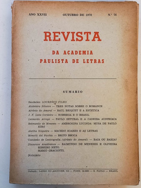 Arte . A Revista - Bello Horizonte 1926 - Anno I, N. 3 - 1a. e foto 4