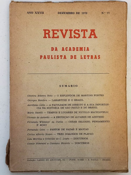 Arte . A Revista - Bello Horizonte 1926 - Anno I, N. 3 - 1a. e foto 5