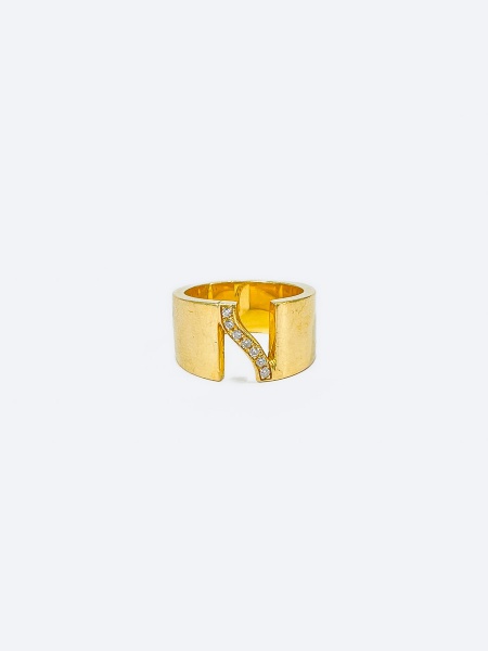 Joias . ANEL, HSTERN, EM OURO AMARELO, 18K, ARO: 16,5, PESO: 12 gr, LAPIDAÇÃO: ...