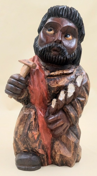 Joias . ALVARO JORGE - Antiga, exuberante e rara escultura em m foto 8