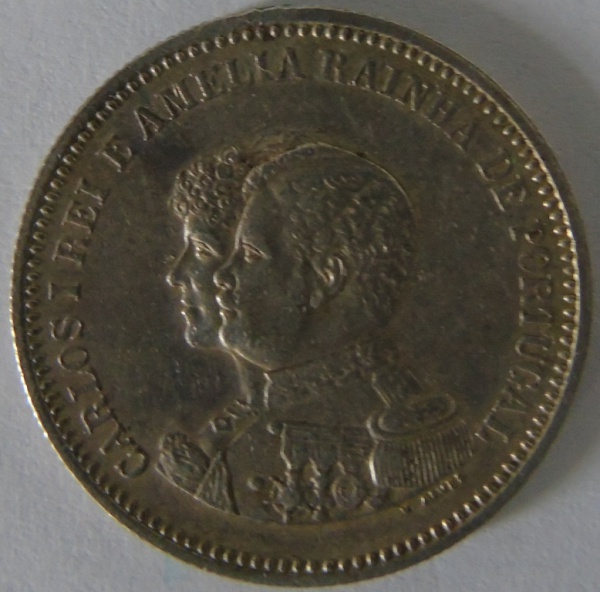 Joias . Moeda de Cobre 80 Reis 1820- cunhada para Moçambique e foto 5