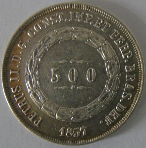 Joias . Moeda de Bronze-Aluminio , Brasil 500 Reis 1932 - foto 1