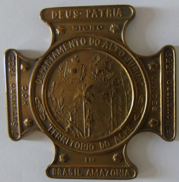 Joias . Medalha em Latao ,cidade do Rio de janeiro peso 218 gr- foto 2
