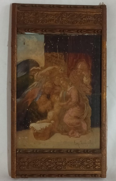 Arte . Gastao Formenti  Flores . óleo s/ Duratex . Assinado e foto 4