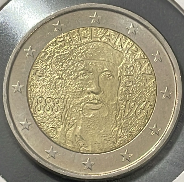MOEDA DA FINLANDIA - 2 EUROS 2013 - BIMETALICA - DIAMETRO (+/-): 25,75mm.
