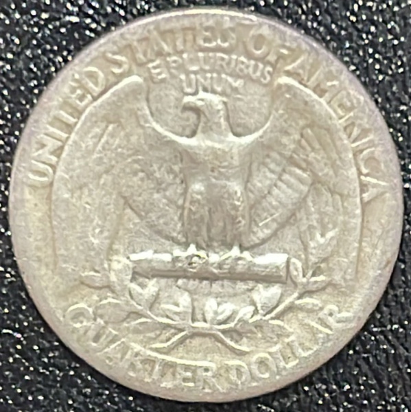 MOEDA DOS EUA - 1/4 DOLLAR 1944 - PRATA .900% - DIAMETRO (+/-): 24,3mm.