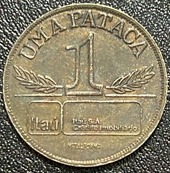 TOKEN / FICHA - PATACA (TIO PATINHAS) - ITAU - METAL - DIAMETRO (+/-): 30mm.