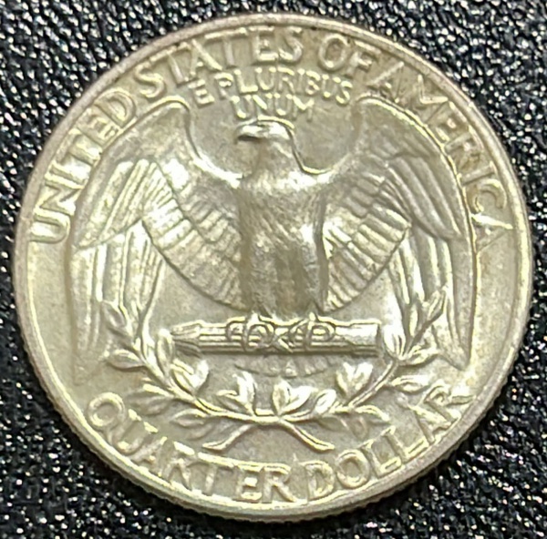 MOEDA DOS EUA - 1/4 DOLLAR 1964 - PRATA .900% - DIAMETRO (+/-): 24,3mm.