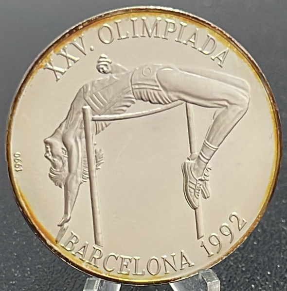 RARA - MOEDA DE CUBA - 10 PESOS 1992 - PRATA .925% - DIAMETRO (+/-): 38mm - ACOMPANHA CERTIFICADO.