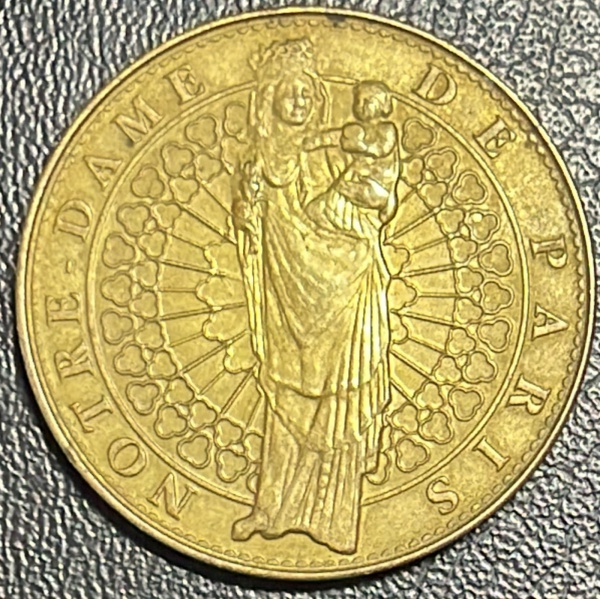MEDALHA DA FRANCA - METAL - DIAMETRO (+/-): 34mm