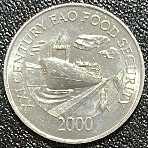 FAO - MOEDA DO PANAMA - 1 CENTESIMO 2000 - ALUMINIO - DIAMETRO (+/-): 23mm.