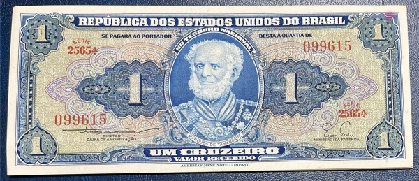 LOTE COM 10 CEDULAs DO BRASIL - 1 CRUZEIRO - SOBERBA - C011 (REF. CATALOGO CLAUDIO AMATO - CONFORME FOTOS.