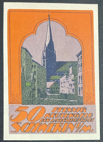 LOTE COM 01 NOTGELD - VIDE FOTOS. Notgeld foi uma peculiar saída encontrada para a falta de dinheiro corrente que existiu principalmente nos países germânicos na Europa central (Alemanha e Áustria), d