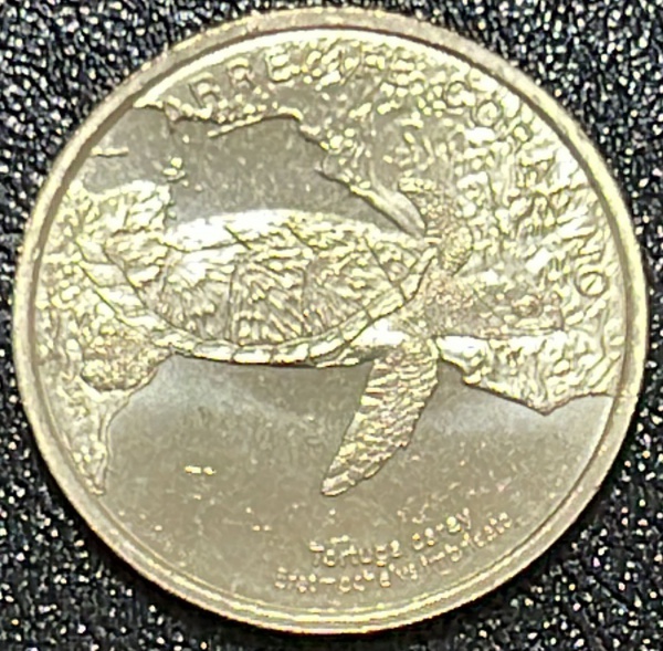 MOEDA DA COSTA RICA - 50 COLONES 2023 - CUPRONIQUEL - DIAMETRO (+/-): 24,5mm.