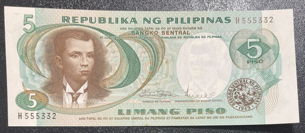 CEDULA DAS `PILIPINAS` - 5 PISO - SOBERBA / FLOR DE ESTAMPA.