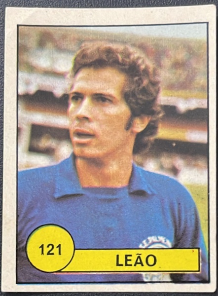 # FIGURINHA - LEAO - 1977 - SUPER CAMPEONATO NACIONAL - COPA BRASIL - NUNCA COLADA (ITEM COM MAIS DE 48 ANOS DE FABRICACAO) - TUDO CONFORME FOTOS.