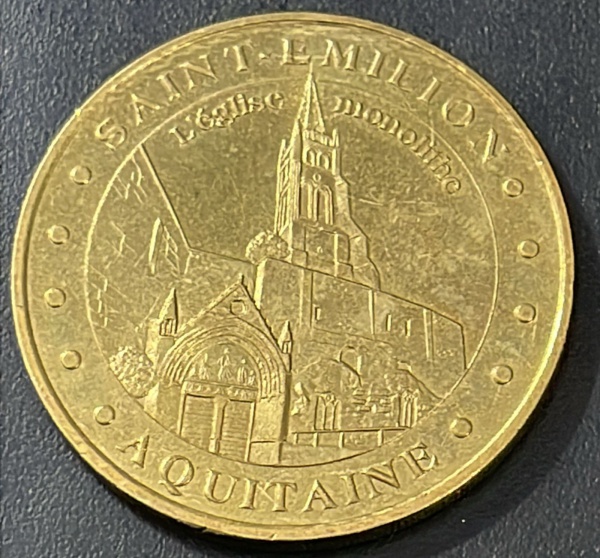 MEDALHA `MONNAIE DE PARIS` - METAL - DIAMETRO (+/-): 34mm.