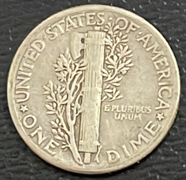 MOEDA DOS EUA - 1 DIME 1944 - PRATA .900% - DIAMETRO (+/-): 17,91mm.