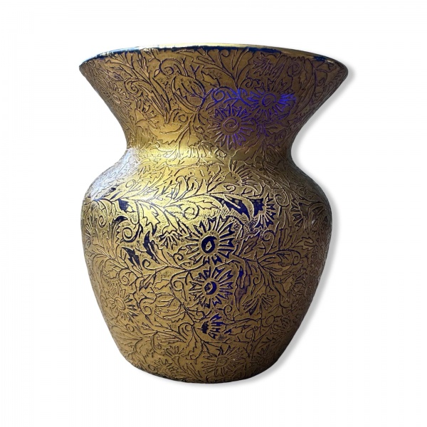 Arte . Importante Vaso Cachepot Art Déco em Majólica  Década d foto 5