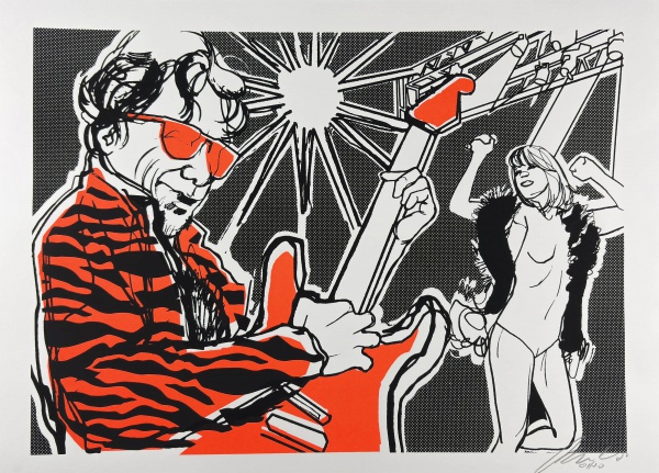 5676 ALDEMIR MARTINS - XILOGRAVURA - NÚMERO DE SÉRIE: 68/200